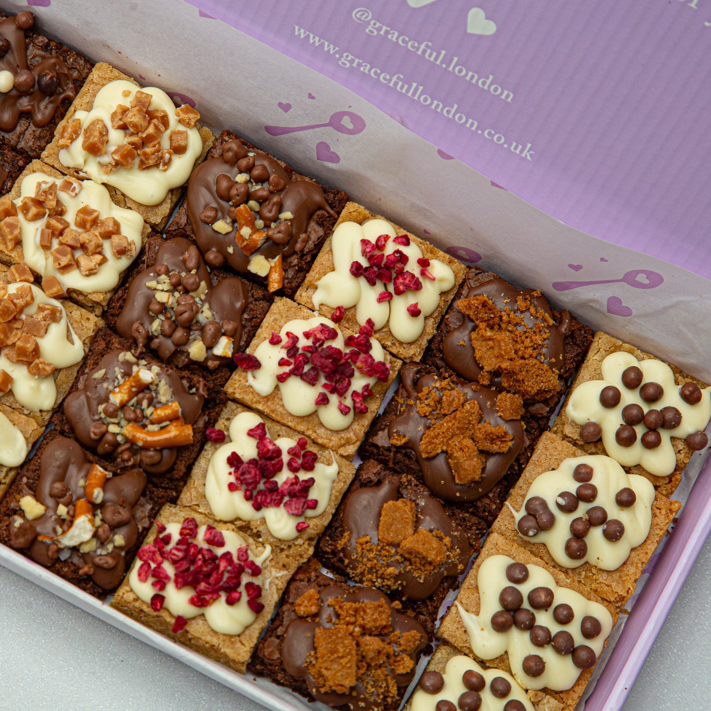 Mixed Brownie & Blondie Bites (Regular)
