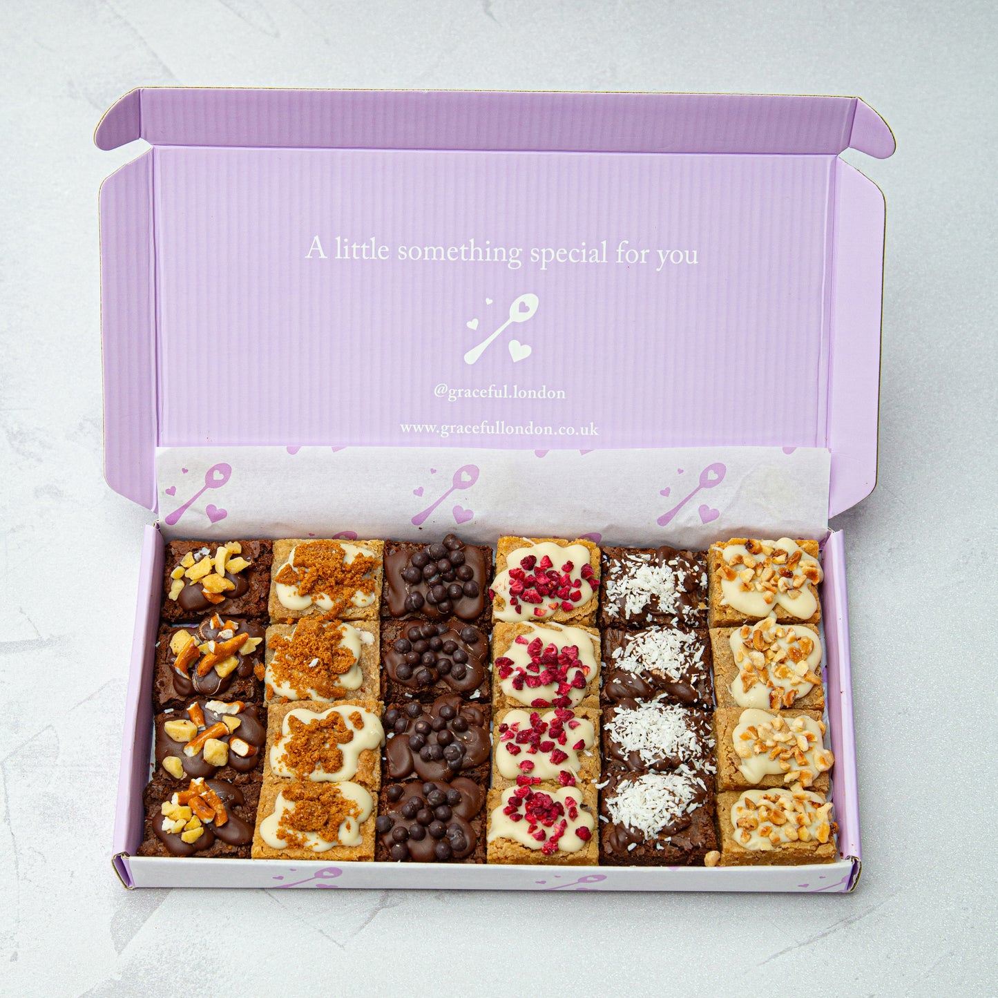 Vegan Mixed Brownie & Blondie Bites (Regular)
