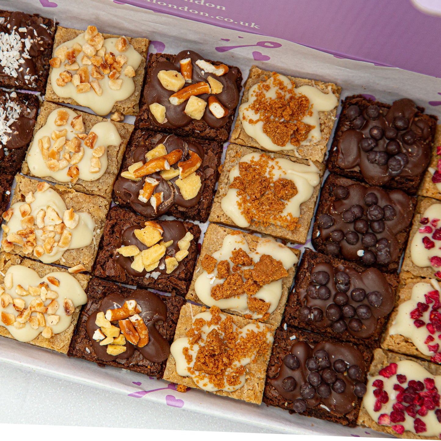 Vegan Mixed Brownie & Blondie Bites (Regular)