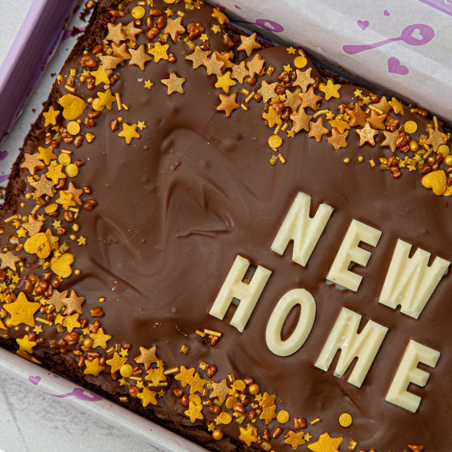 Graceful Congratulatory Blondie/Brownie Slab(Regular)