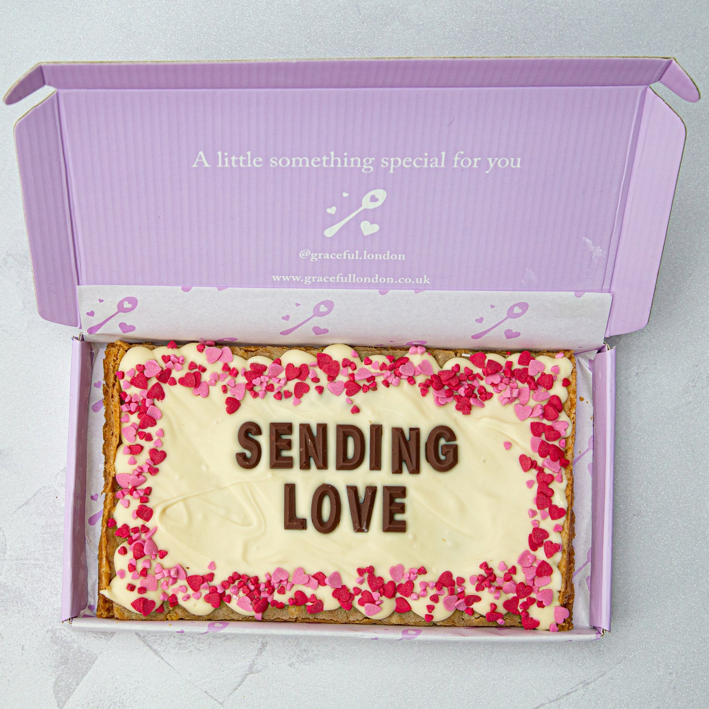 Personalised Thoughtful Blondie/Brownie Slab (Regular)