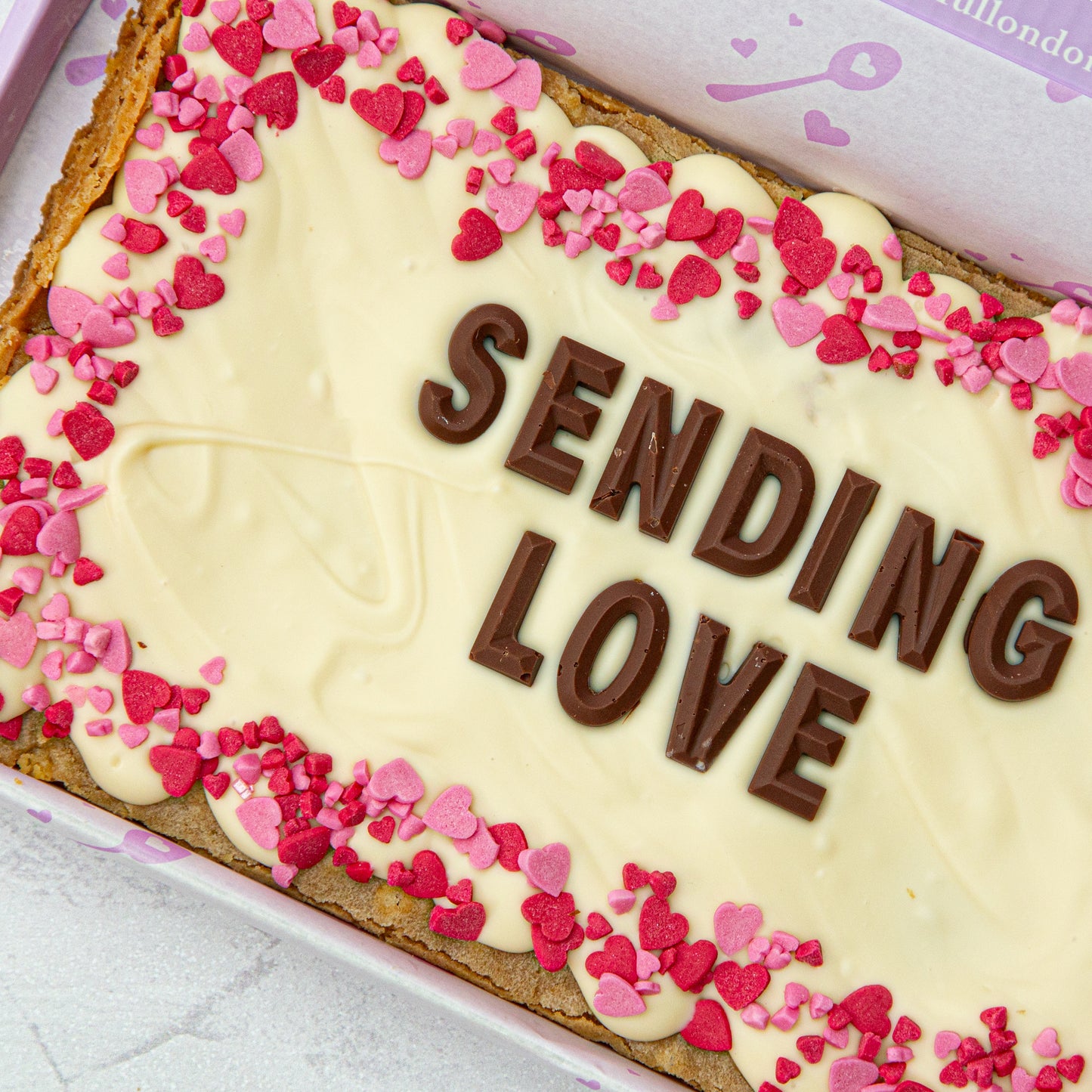 Personalised Thoughtful Blondie/Brownie Slab (Regular)