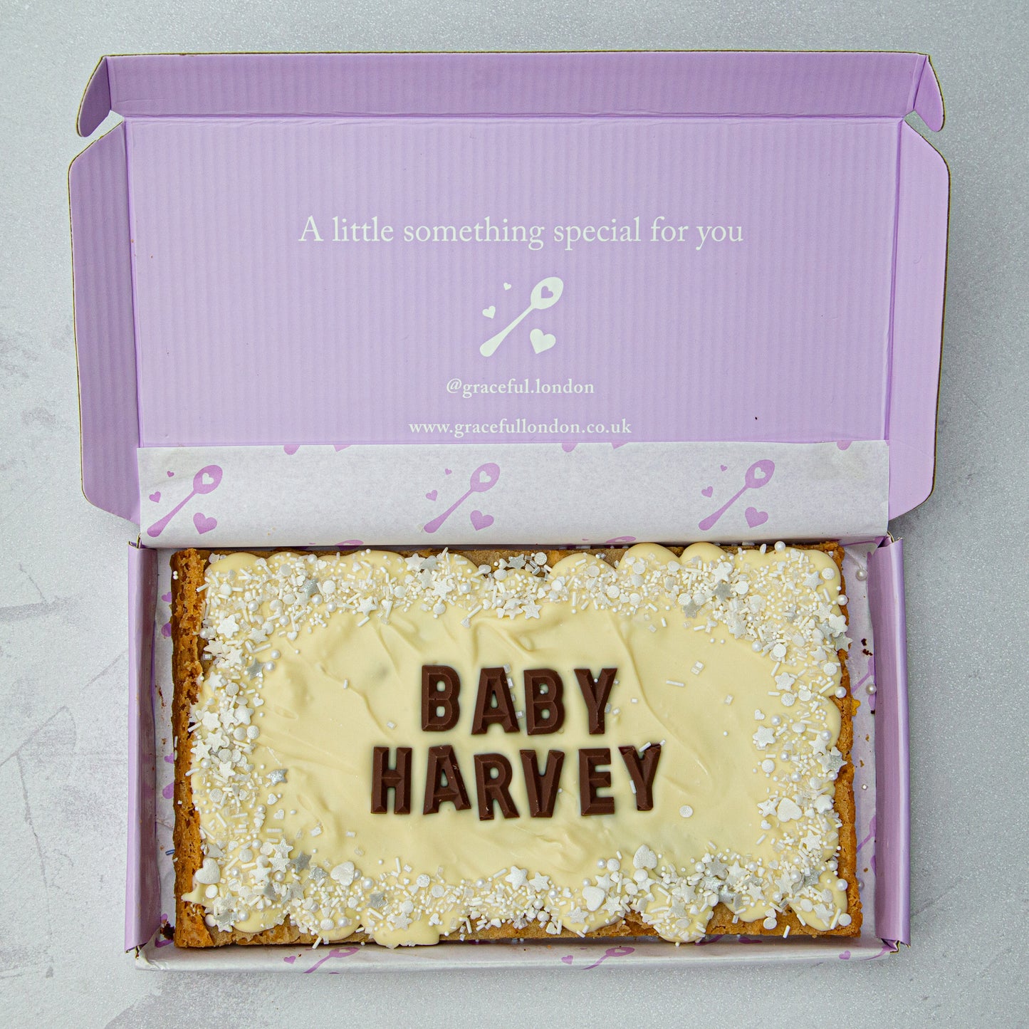 Personalised Baby Blondie/Brownie Slab (Regular)
