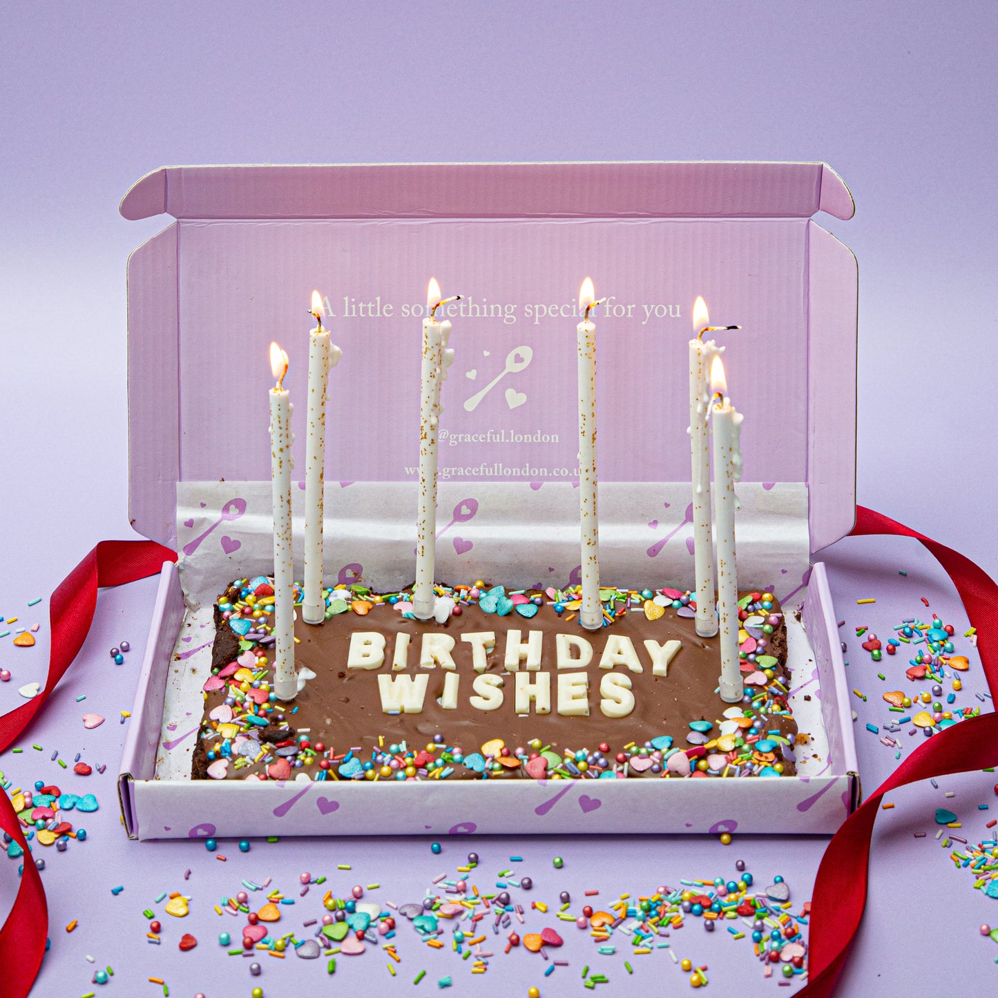 Personalised Birthday Blondie/Brownie Slab (Regular)