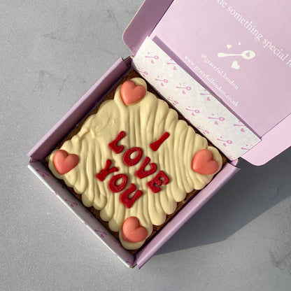 Love Personalised Blondie/Brownie Slab (Small)