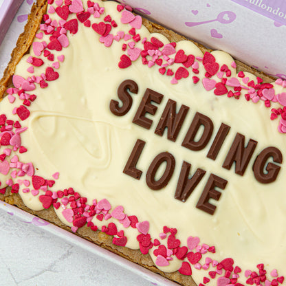 Personalised Thoughtful Blondie/Brownie Slab (Regular)